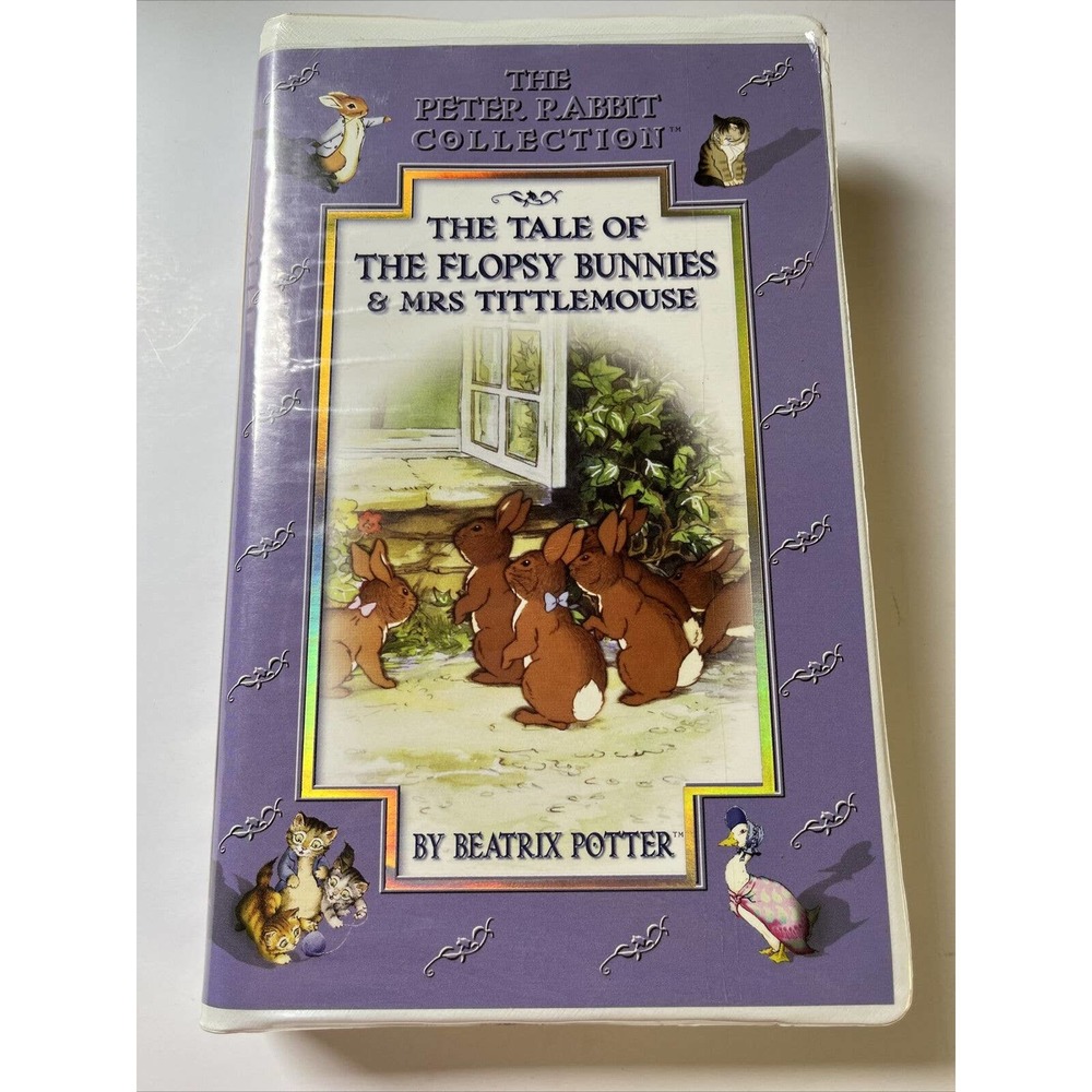 Tale of the Flopsy Bunnies Mrs. Tittlemouse (VHS, 2002, Clamshell, VHS comes...